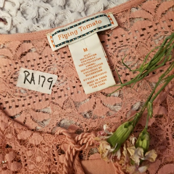 🌻🌺🌻ANTHROPOLOGIE FLYING TOMATO NWOT TUNIC DRESS - Picture 4 of 5